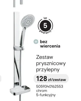 Zestaw prysznicowy przylepny promocja w Castorama