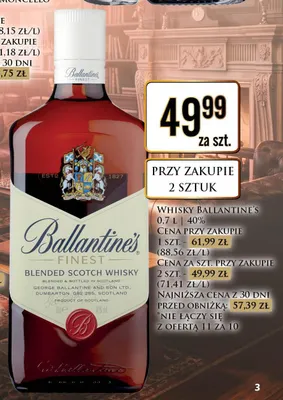 Whisky Ballantine's promocja w Dino
