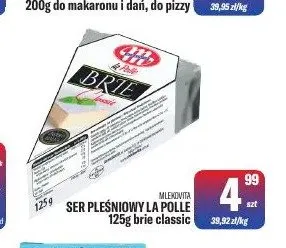 Ser pleśniowy La Polle promocja w Tomi Markt
