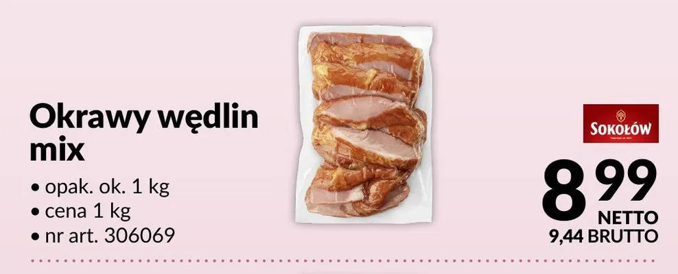 Okrawy wędlin mix promocja w Makro