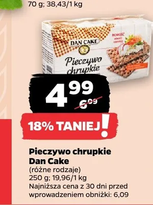 Pieczywo chrupkie Dan Cake promocja w Netto