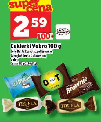 Cukierki vobro 100g promocja w TOPAZ