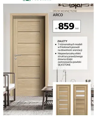 Drzwi wewnętrzne Arco Pol-Skone promocja w Komfort