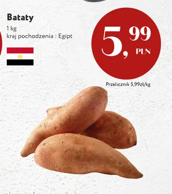 Bataty promocja w Market Point