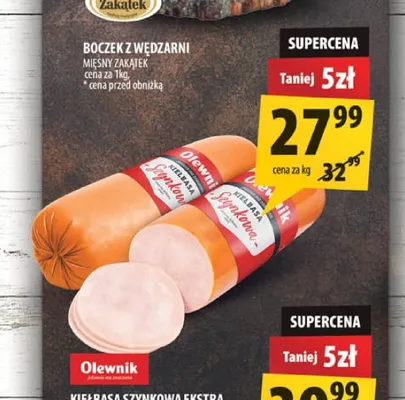 Kiełbasa szynkowa ekstra Olewnik promocja w Arhelan