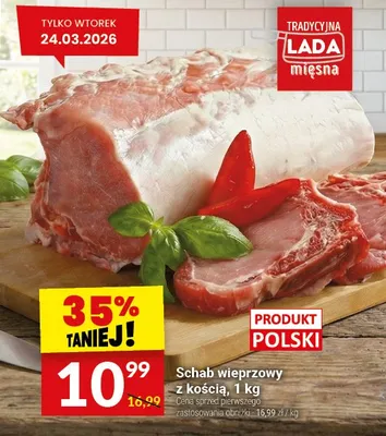 Schab wieprzowy z kością promocja w Twój Market
