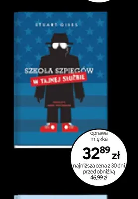 Książka Szkoła Szpiegów w tajnej służbie Stuart Gibbs promocja w Empik