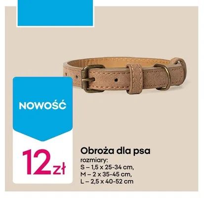 Obroża dla psa promocja w Pepco