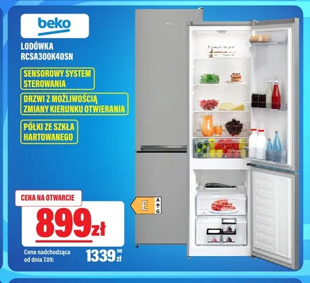 Lodówka Beko RCSA300K40SN promocja w RTV EURO AGD