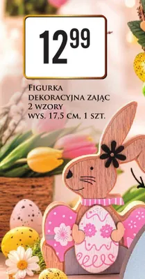 Figurka dekoracyjna zając 2 wzory Dino promocja w Dino