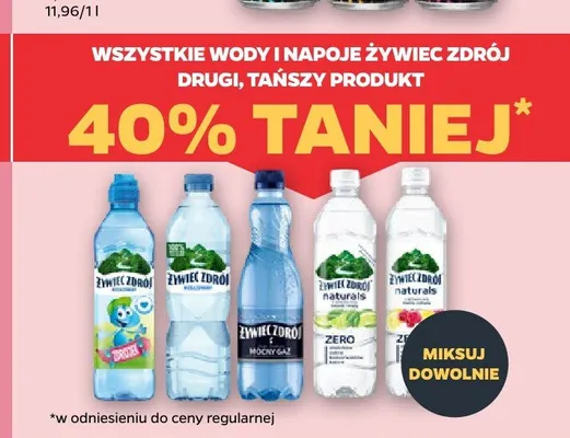 Woda Żywiec Zdrój Zdrojek promocja w Netto
