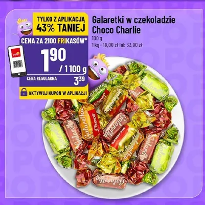 Galaretki w czekoladzie Choco Charlie promocja w POLOmarket