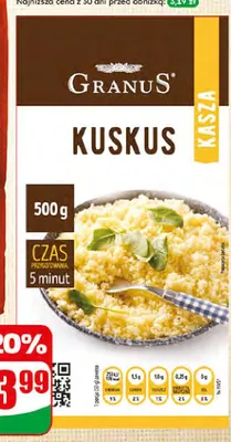 Kasza kuskus Granus promocja w Dino