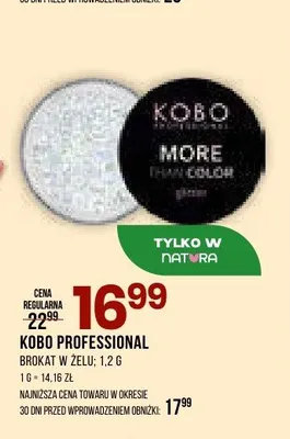 Brokat w żelu KOBO PROFESSIONAL promocja w Drogerie Natura