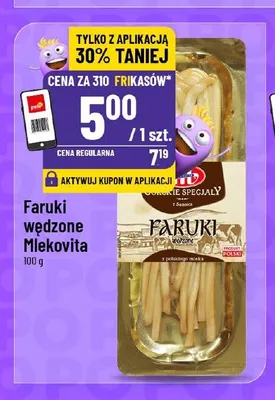 Faruki wędzone Mlekovita promocja w POLOmarket