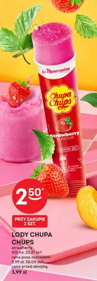Lody Chupa Chups strawberry promocja w Żabka