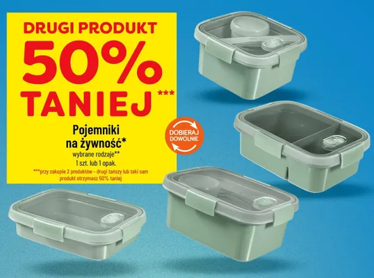 Pojemniki na żywność wybrane rodzaje promocja w POLOmarket