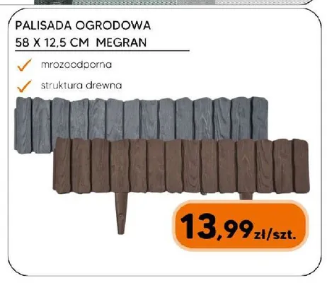 Palisada ogrodowa Megran promocja w HIPPER.pl