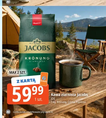 Kawa ziarnista Jacobs Espresso promocja w Leclerc