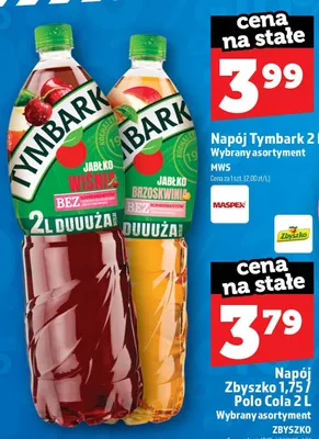 Napój Tymbark Jabłko Brzoskwinia promocja w TOPAZ