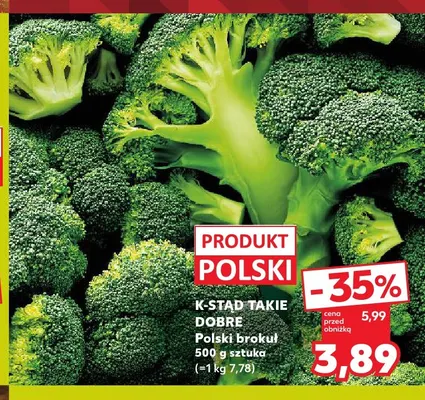 Brokuł polski K-Stąd Takie Dobre promocja w Kaufland