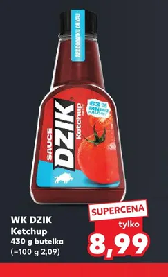 Ketchup WK Dzik promocja w Kaufland
