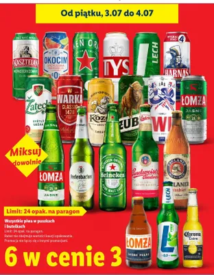 Piwo Żubr promocja w Lidl