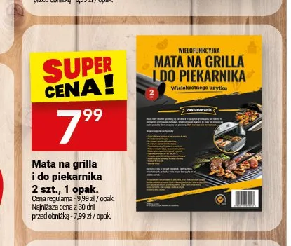 Mata na grilla i do piekarnika promocja w Twój Market