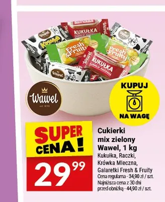 Cukierki Raczki Wawel promocja w Twój Market