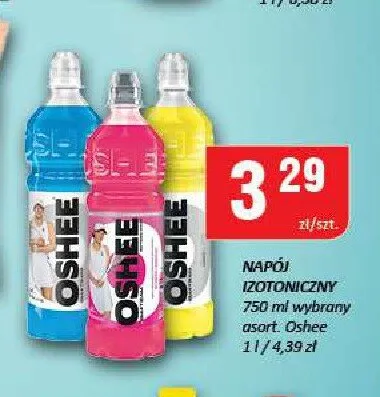 Napój izotoniczny Oshee Truskawka Melon promocja w Chorten