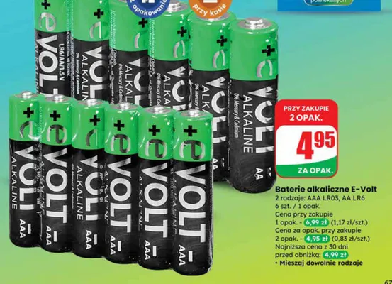Baterie alkaliczne AA LR6 promocja w Dino