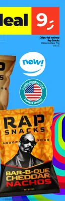 Nachosy Rap Snacks Snoop Dogg Bar-B-Que Cheddar promocja w Dealz