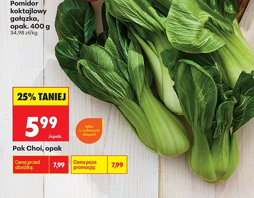 Pak Choi promocja w Biedronka