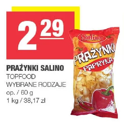 Prażynki Salino promocja w SPAR