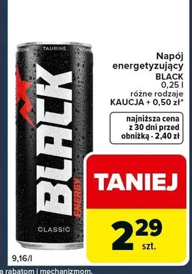 Napój energetyzujący różne rodzaje + kaucja 0,50 zł promocja w Globi