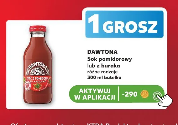 Sok z buraka Dawtona promocja w Kaufland
