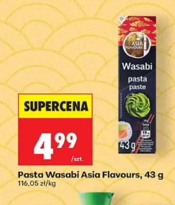 Pasta wasabi Asia Flavours promocja w Biedronka