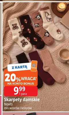 Skarpety damskie Noviti promocja w Leclerc
