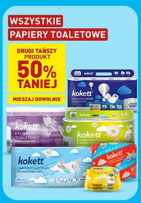 Papier toaletowy Kokett o zapachu rumianku promocja w Aldi