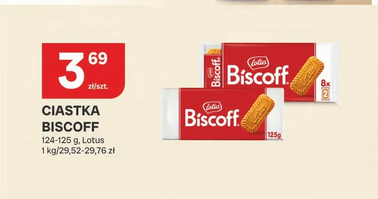 Ciastka Biscoff Lotus promocja w Chorten