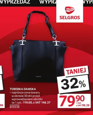 Torebka damska promocja w Selgros