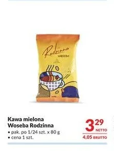 Kawa mielona Woseba Rodzinna promocja w Makro
