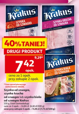 Szynka od szwagra Krakus promocja w Auchan