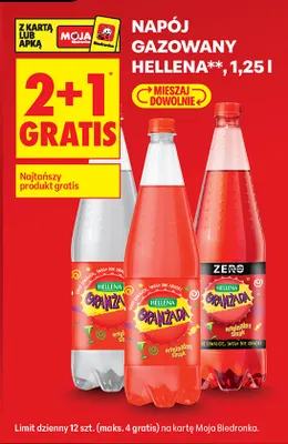 Napój gazowany Hellena promocja w Biedronka
