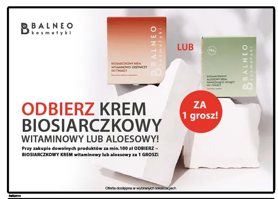 Biosiarczkowy krem nawilżająco-kojący do twarzy Balneo promocja w Ziko Dermo