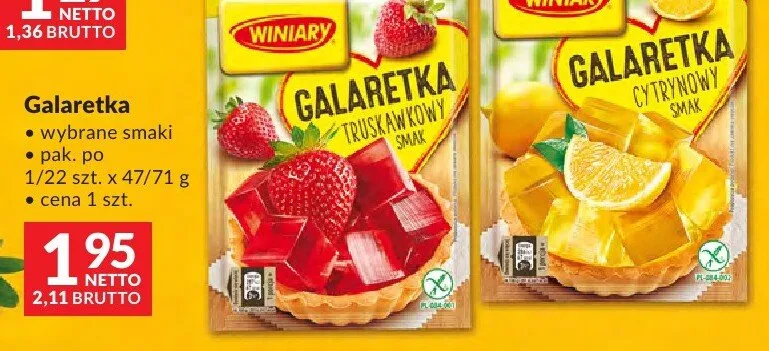 Galaretka wybrane smaki promocja w Makro