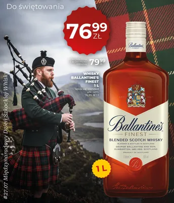 Whisky Ballantine's Finest promocja w Duży Ben