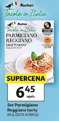 Ser Parmigiano Reggiano tarty Auchan Tavola in Italia promocja w Auchan