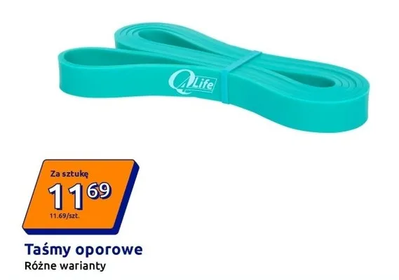 Taśmy oporowe promocja w Action