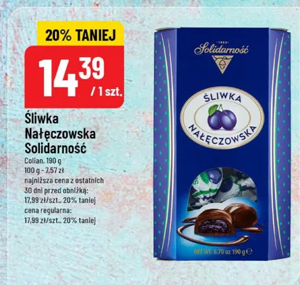 Śliwka Nałęczowska Solidarność promocja w POLOmarket